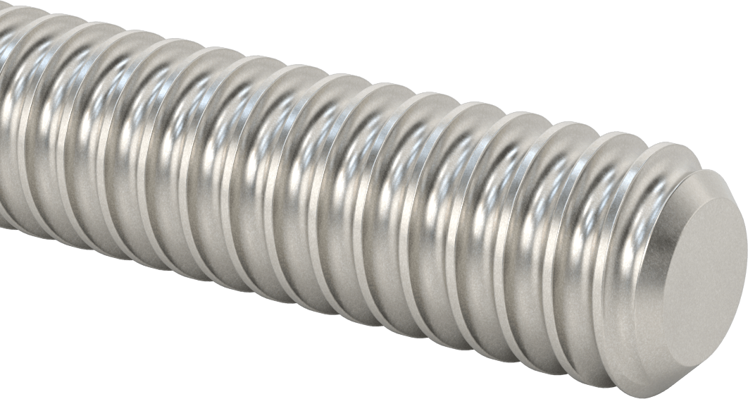 Bilyalı Vida, Sağ El, 2-1/4"-2 Diş Boyutu, 3 Fit Uzunluk