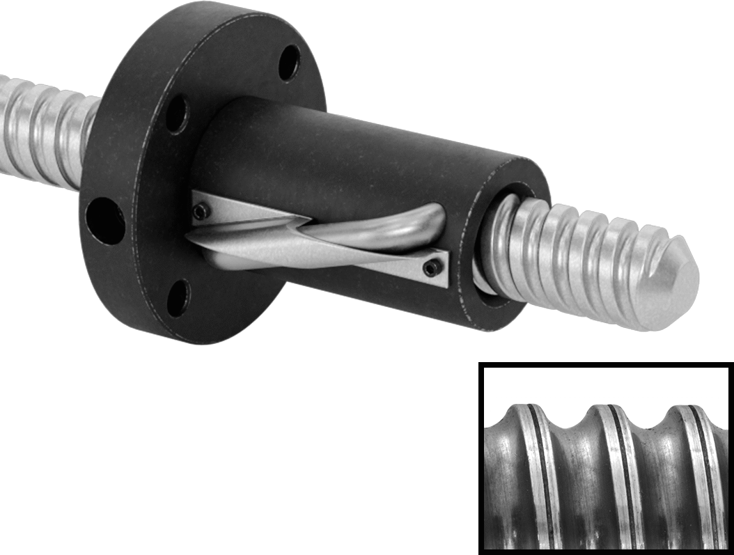 Bilyalı Vida için 1/2"-4 Dış Dişli Hızlı Hareketli Somun