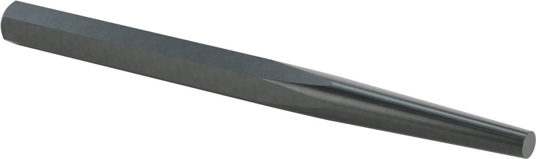 Pim Gevşetme Zımbası, 3/8“ - 5/8” ve 9,5 mm - 16 mm Pim Çapı için, 3" Konik Uzunluk