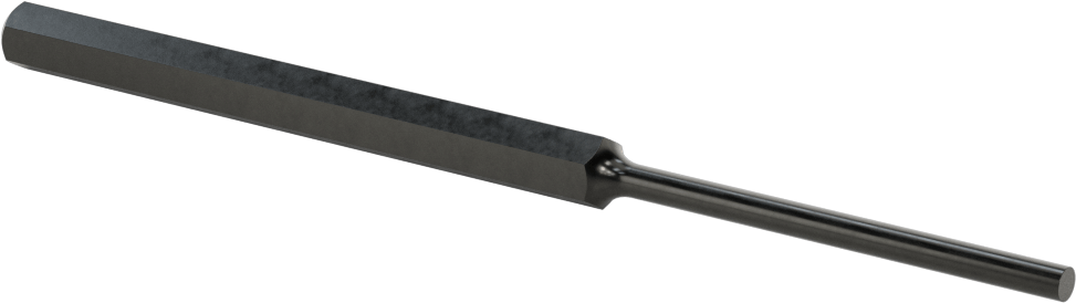 Pim Çıkarma Zımbası, Düz Tutamak, 2-1/4“ Uzunlukta 5/32” ve 4 mm Çaplı Pimler için