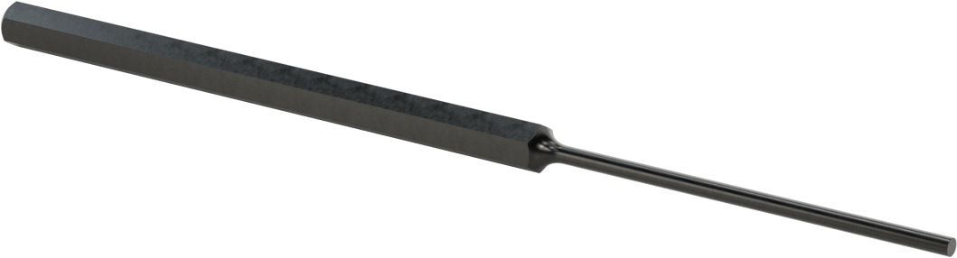Pim Çıkarma Zımbası, Düz Tutamak, 3“ Uzunlukta 1/8” ve 3 mm Çaplı Pimler