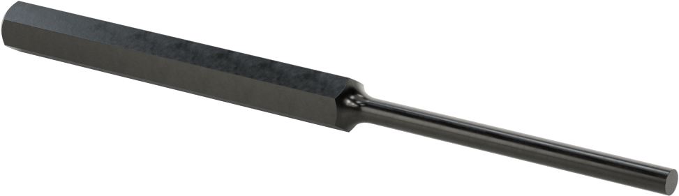 Pim Çıkarma Zımbası, Düz Tutamak, 2-1/2“ Uzunlukta 3/16” ve 5 mm Çaplı Pimler için