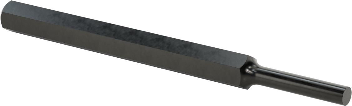 Pim Çıkarma Zımbası, Düz Tutamak, 2-1/4“ Uzunluk, 7/16” ve 11 mm Çaplı Pimler için
