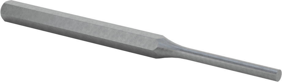 Pim Çıkarma Zımbası, Düz Tutamak, 1-1/2“ Uzunlukta 1/8” ve 3 mm Çaplı Pimler için