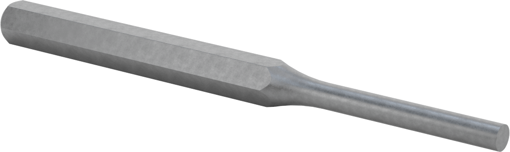Pim Çıkarma Zımbası, Düz Tutamak, 2-1/4“ Uzunlukta 5/16” ve 8 mm Çaplı Pimler için