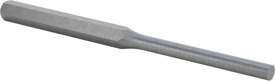 Pim Çıkarma Zımbası, Düz Tutamak, 3-1/2“ Uzunlukta 3/8” ve 9,5 mm Çaplı Pimler için