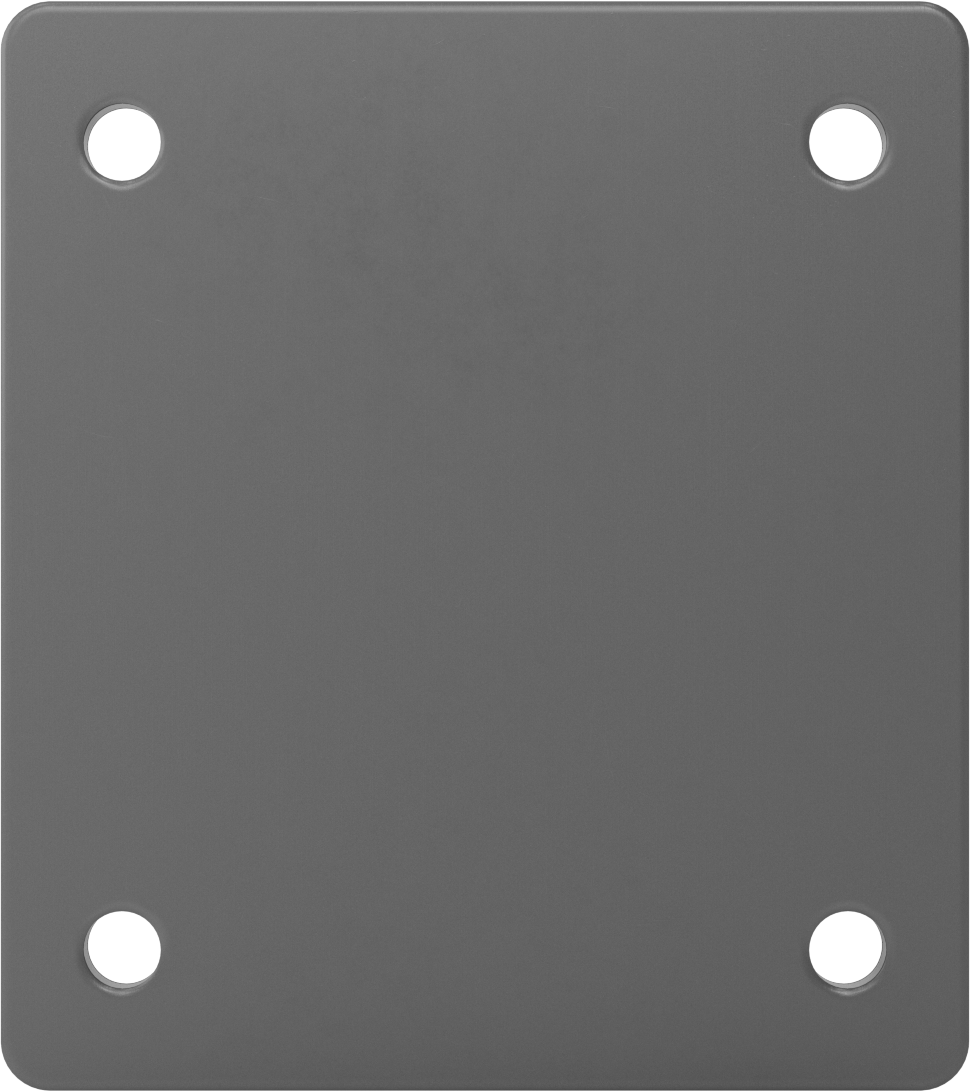 Kaldırma için Tel Halat için Monte Edilebilir Kasnak, Rulmanlı Tek Oluklu, 1/4" Çaplı Halat için, 4-23/32" Genişlik