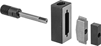 Fast-Cut Stud-Driven Computer-Connector-Shape Hole Punches