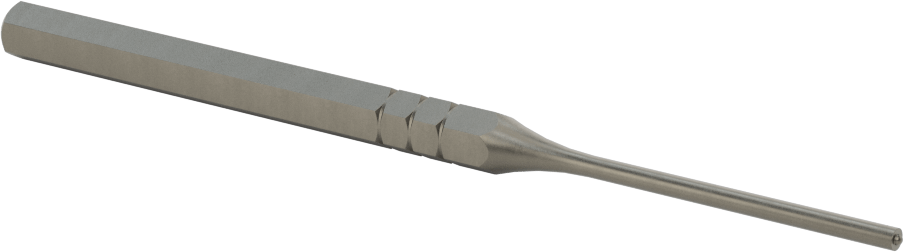 Pim Çıkarma Zımbası, 3/32" ve 2,5 mm Çaplı İçi Boş ve Yaylı Pimler için