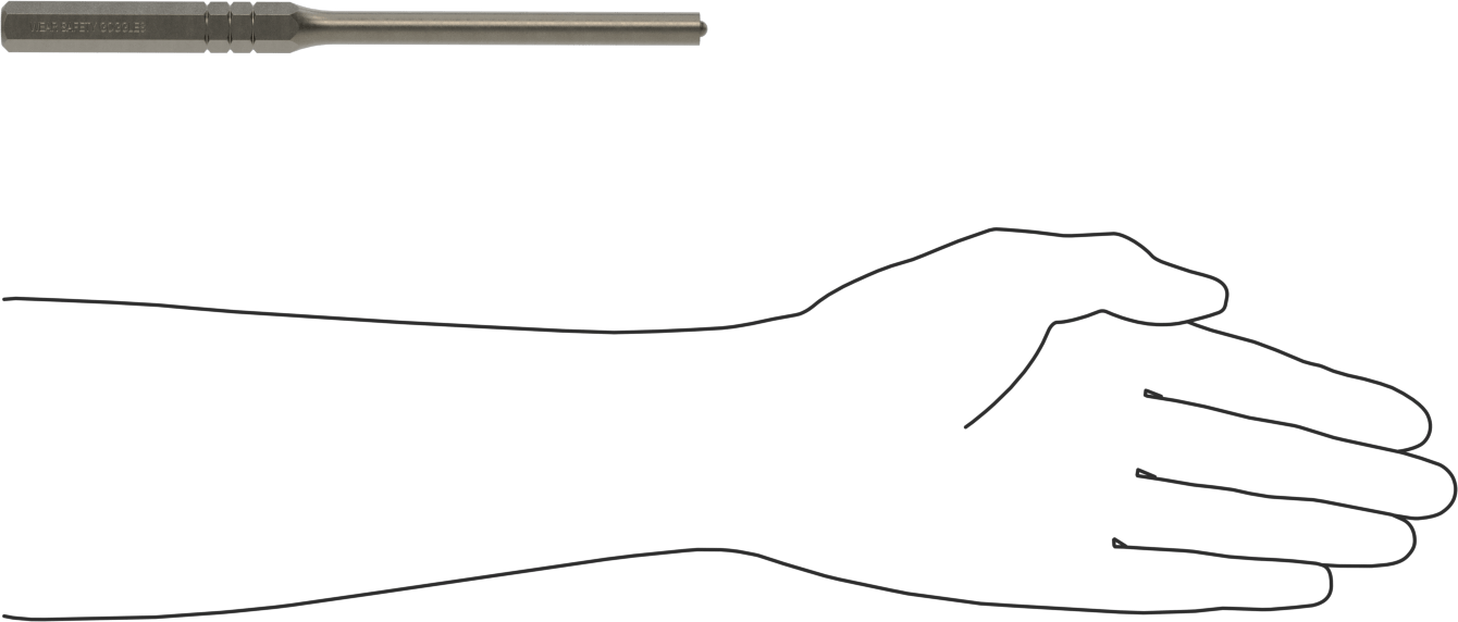 Pim Çıkarma Zımbası, 3/8" ve 9,5 mm Çaplı İçi Boş ve Yaylı Pimler