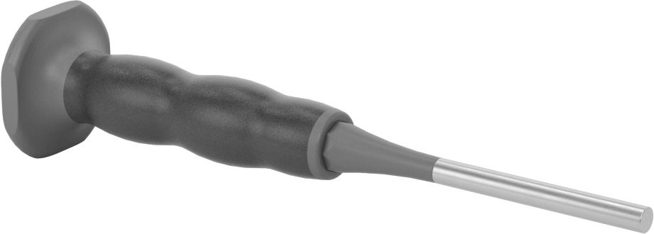 Pim Çıkarma Zımbası, Şok Emici Ultra Grip, 3/16" için, 5 mm Çaplı Pimler