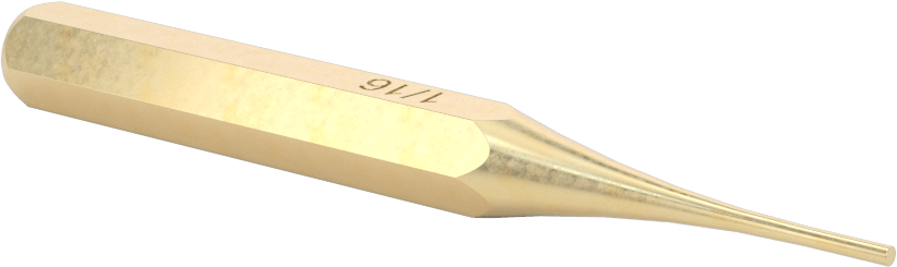 Yüzeyi Çizmeyen Pim Çıkarma Zımbası, 5/16“ Uzunlukta 1/16” ve 1,5 mm Çaplı Pimler için