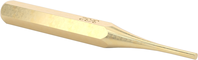 Yüzeyi Çizmeyen Pim Çıkarma Zımbası, 3/8“ Uzunluk, 3/32” ve 2,5 mm Çaplı Pimler için