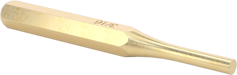 Yüzeyi Çizmeyen Pim Çıkarma Zımbası, 3/4“ uzunluğunda 3/16” ve 5 mm çaplı pimler için