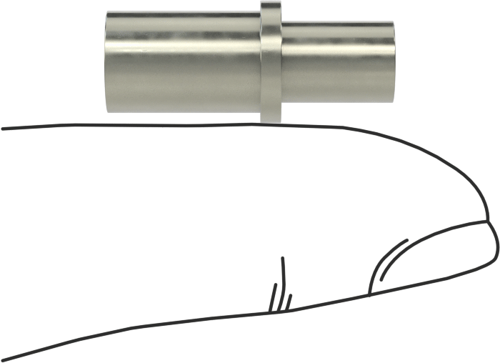 Aşındırıcı Püskürtücü için 1/8" İç Çaplı Hava Jeti