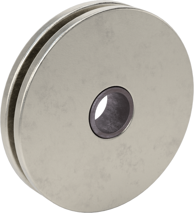 Tel Halat için Kasnak, Kaldırma için, Kovan Yatağı, 1/8" Halat Çapı, 675 lbs., Paslanmaz Çelik