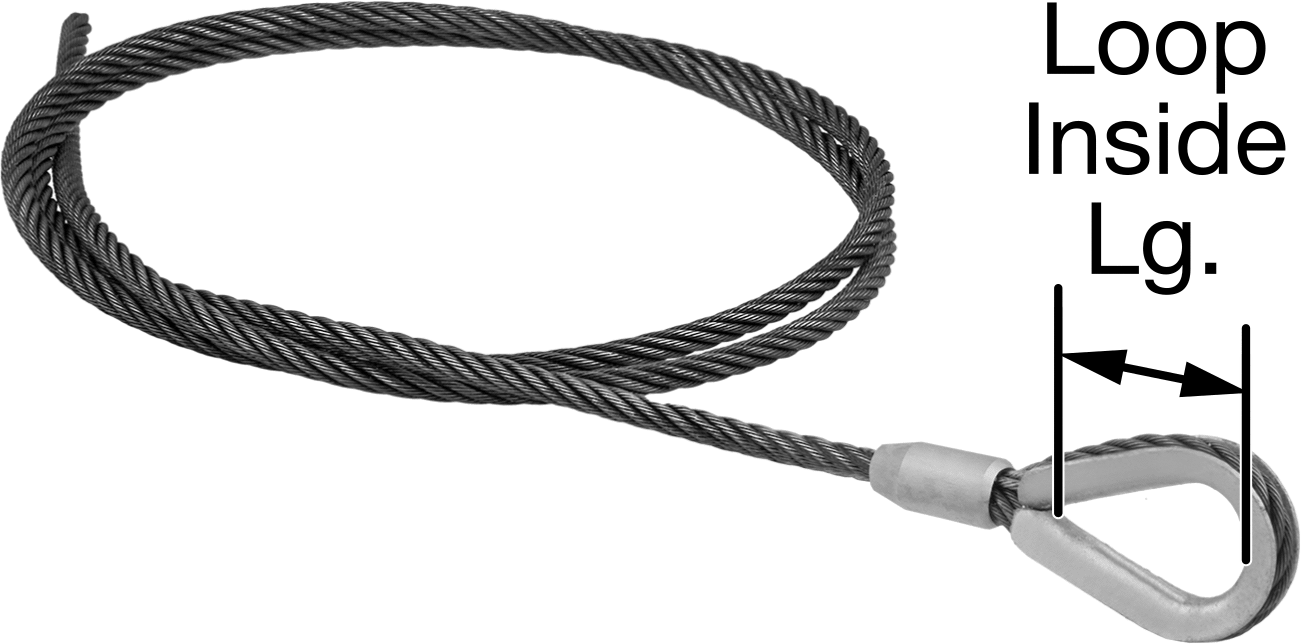 Takviyeli Halkalı Galvanizli Çelik Tel Halat, Ekstra Esnek, 7/32" Çap
