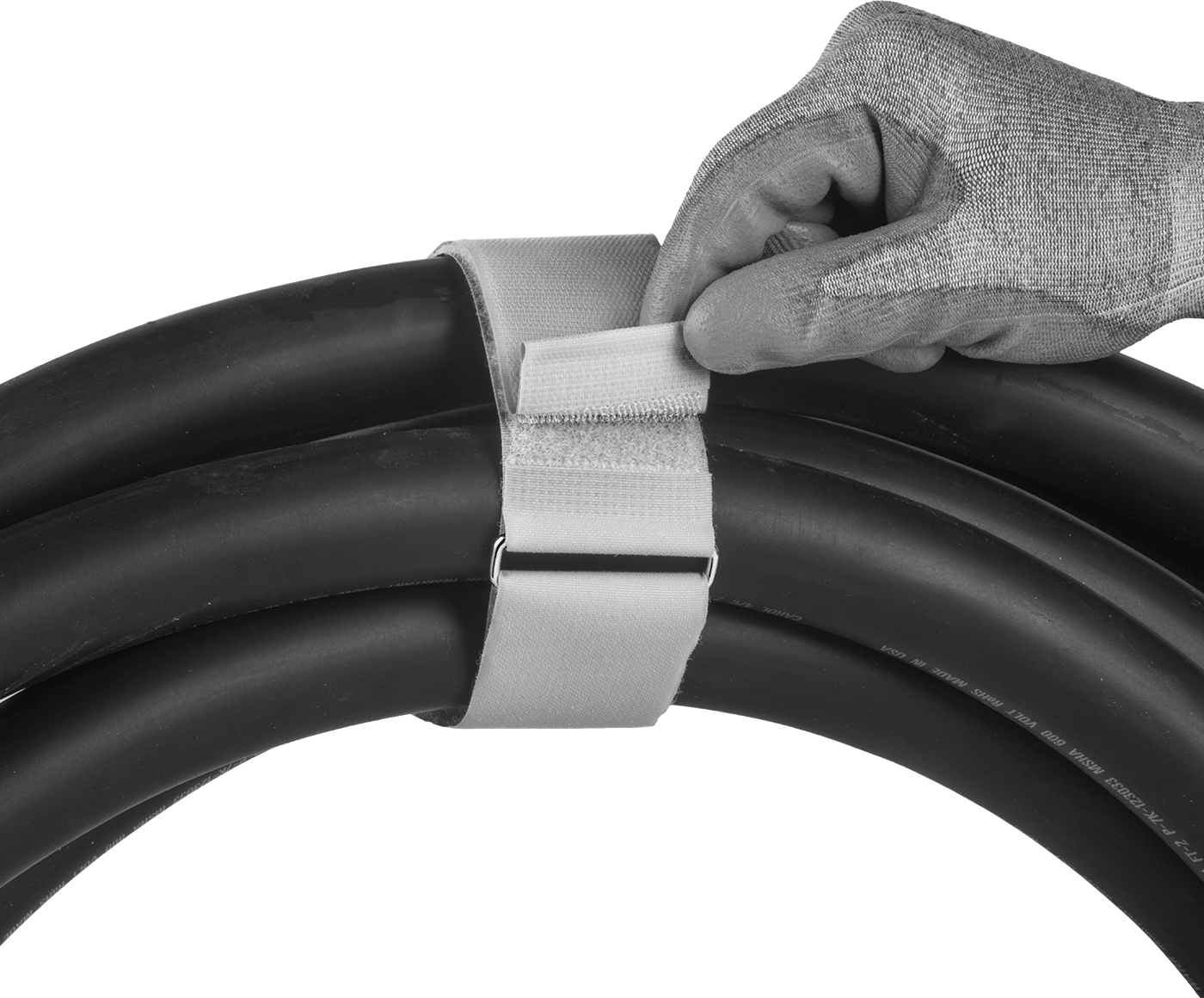 Toka ile Kolay Ayarlanabilir Cırt Cırtlı Kayış, 19“ Uzunluk x 1-1/2” Genişlik