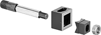 Stud-Driven Square Hole Punches