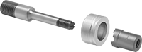 Self-Centering Stud-Driven Round Hole Punches