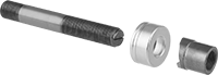 Self-Centering Stud-Driven Round Hole Punches for Pipe and Conduit