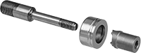 Metric Self-Centering Stud-Driven Round Hole Punches for Conduit