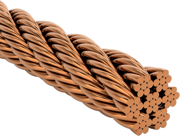 Kıvılcım Çıkarmayan Tel Halat, Fosforlu Bronz, 7 x 7, 1/32" Çap