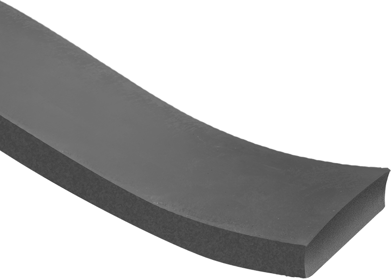 Süper Yastıklamalı Poliüretan Kauçuk Şerit, Aşınmaya Dayanıklı, 2" x 36", 1/4" Kalınlık