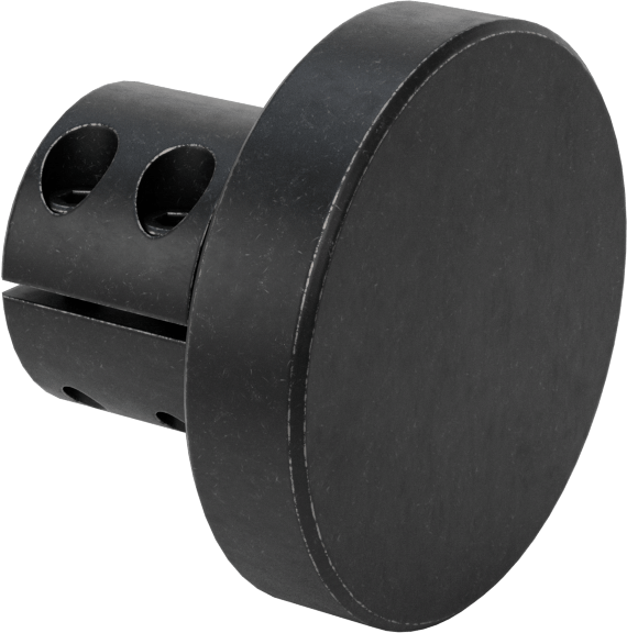 Machinable Shaft End, for 1/2" Diameter Round Shafts, Flanged, 1117 Carbon Steel