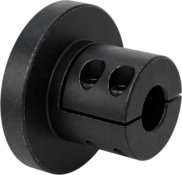 Machinable Shaft End, for 3/4" Diameter Round Shafts, Flanged, 1117 Carbon Steel