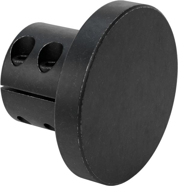 Machinable Shaft End, for 3/4" Diameter Round Shafts, Flanged, 1117 Carbon Steel