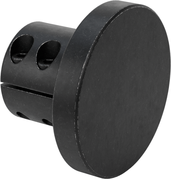 Machinable Shaft End, for 3/4" Diameter Keyed Shafts, Flanged, 1117 Carbon Steel