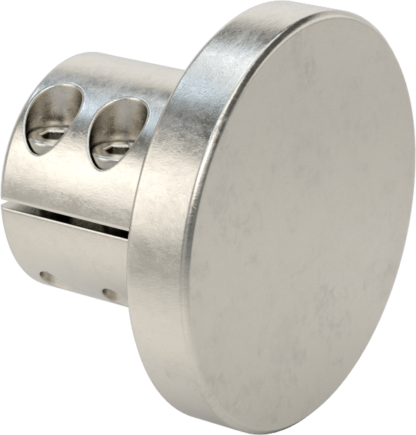 Machinable Shaft End, for 3/4" Diameter Keyed Shafts, Flanged, 303 Stainless Steel