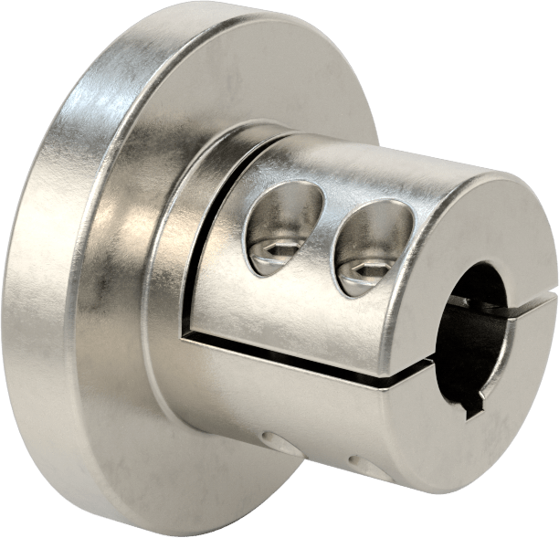 Machinable Shaft End, for 3/4" Diameter Keyed Shafts, Flanged, 303 Stainless Steel