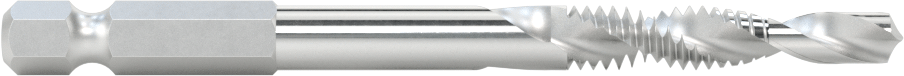 Hızlı Değiştirilebilir Altıgen Şaftlı Matkap Tapası, Matkaplar ve Tornavidalar için, Kaplamasız Yüksek Hızlı Çelik, 1/4"-20 Diş