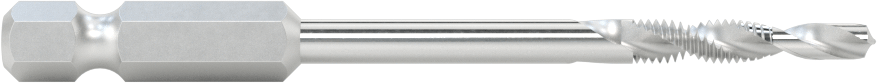 Hızlı Değiştirilebilir Altıgen Şaftlı Matkap Tapası, Matkaplar ve Tornavidalar için, Kaplamasız Yüksek Hızlı Çelik, M4 x 0,7 mm Boyut