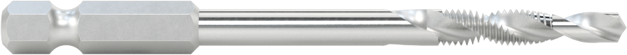 Hızlı Değiştirilebilir Altıgen Şaftlı Matkap Tapası, Matkaplar ve Tornavidalar için, Kaplamasız Yüksek Hızlı Çelik, M5 x 0,8 mm Boyut