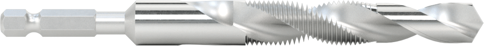 Hızlı Değiştirilebilir Altıgen Şaftlı Matkap Tapası, Matkaplar ve Tornavidalar için, Kaplamasız, M12 x 1,25 mm Diş