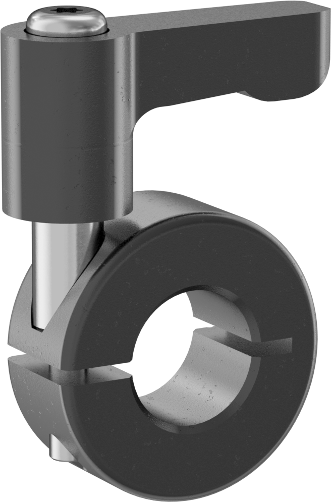 Hızlı Açılır Sıkıştırma Mili Yaka, Sıkı Tutuş, 1215 Karbon Çelik, 14 mm Çap için