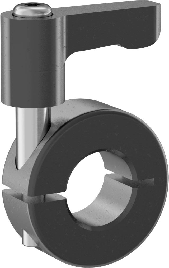 Hızlı Açılır Sıkıştırma Mili Yaka, Sıkı Tutuş, 1215 Karbon Çelik, 16 mm Çap için