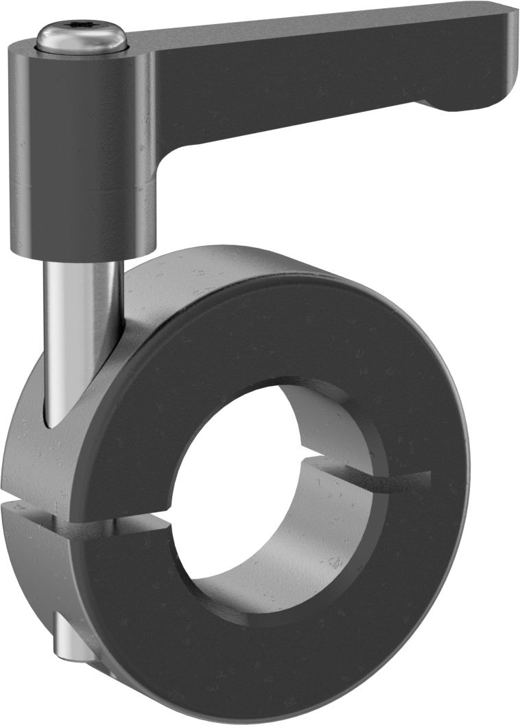 Hızlı Açılır Sıkıştırma Mili Yaka, Sıkı Tutuş, 1215 Karbon Çelik, 21 mm Çap için