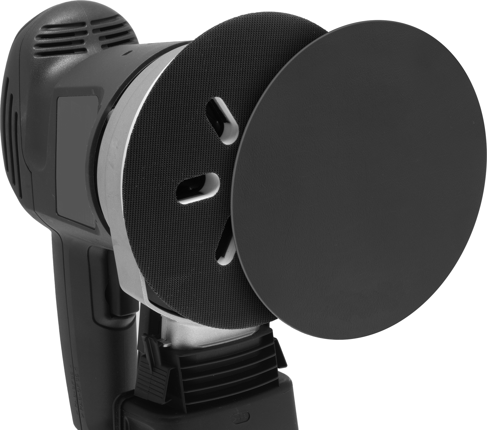 Sanding Disc Adapter, Hook and Loop to Adhesive Back, 5" Diameter
