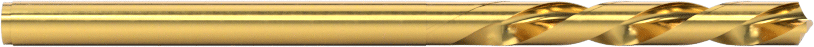 Sol El Kobalt Çelik Matkap Ucu, Titanyum Nitrür Kaplı, 1/8" Boyut