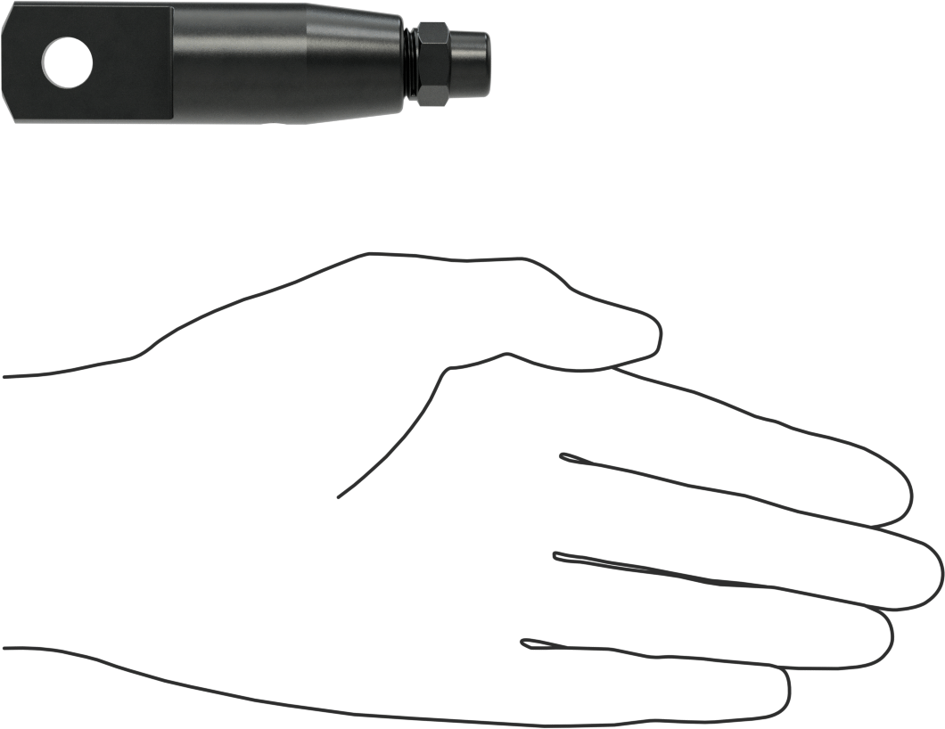 Plug-Lock Tel Halat Bağlantı Parçası - Kaldırma için, Çelik, Halkalı Uç, 1/4" Halat Çapı için