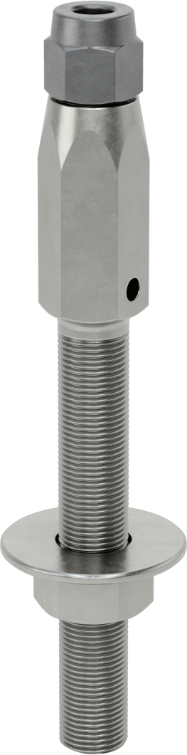 Plug-Lock Tel Halat Uç Bağlantı Elemanı - Kaldırma için, Çelik, Saplama Ucu, 3/8" Halat Çapı için, 3/4"-16 Diş Boyutu