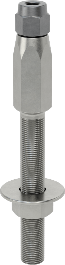 Plug-Lock Tel Halat Uç Bağlantı Elemanı - Kaldırma için, Çelik, Saplama Ucu, 3/8" Halat Çapı için, 3/4"-16 Diş Boyutu