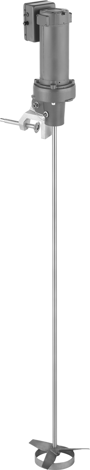 Tanklar için Değişken Hızlı Elektrikli Karıştırıcı, Yoğun Sıvılar için, 1/2 hp, 60" Şaft Uzunluğu