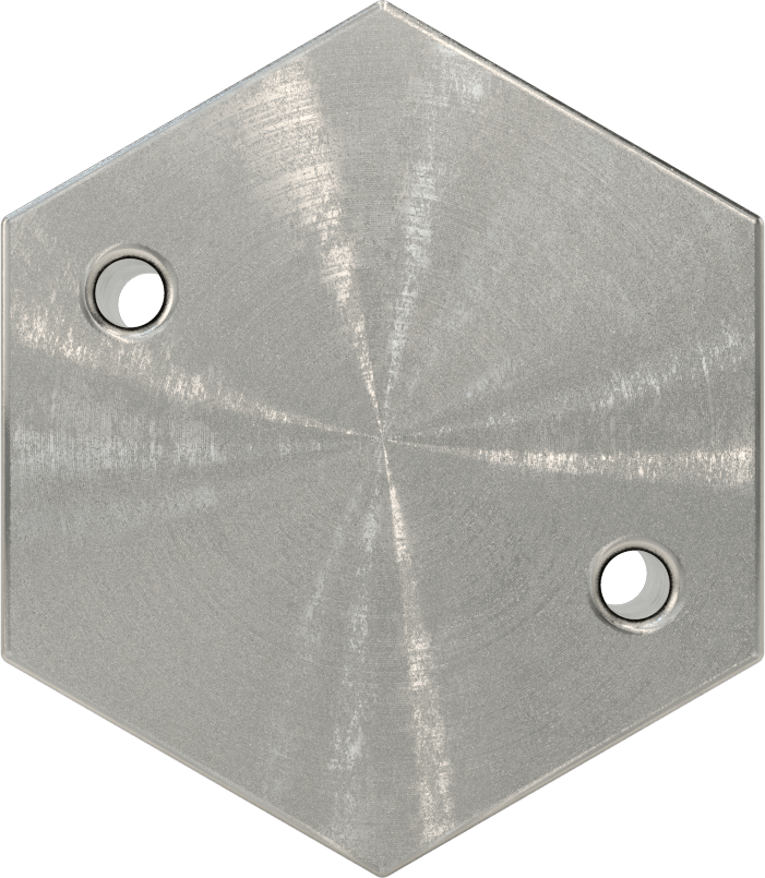 Düşük Profilli Altıgen Manifold, 316 Paslanmaz Çelik, 9/16“-18 UN/UNF Giriş x 7/16”-20 Çıkış