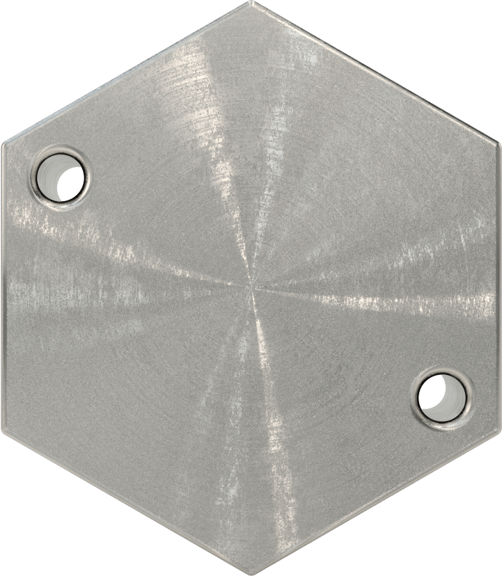 Düşük Profilli Altıgen Manifold, 316 Paslanmaz Çelik, 3/4“-16 UN/UNF Giriş x 9/16”-18 Çıkış