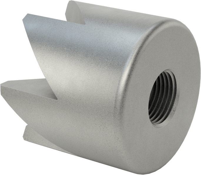 Borular için Dış Pahlı Uçlu Freze, Borular ve Çubuklar, 45 Derece Kesme Açısı, 3/8“ ila 1-1/2” Dış Çap için